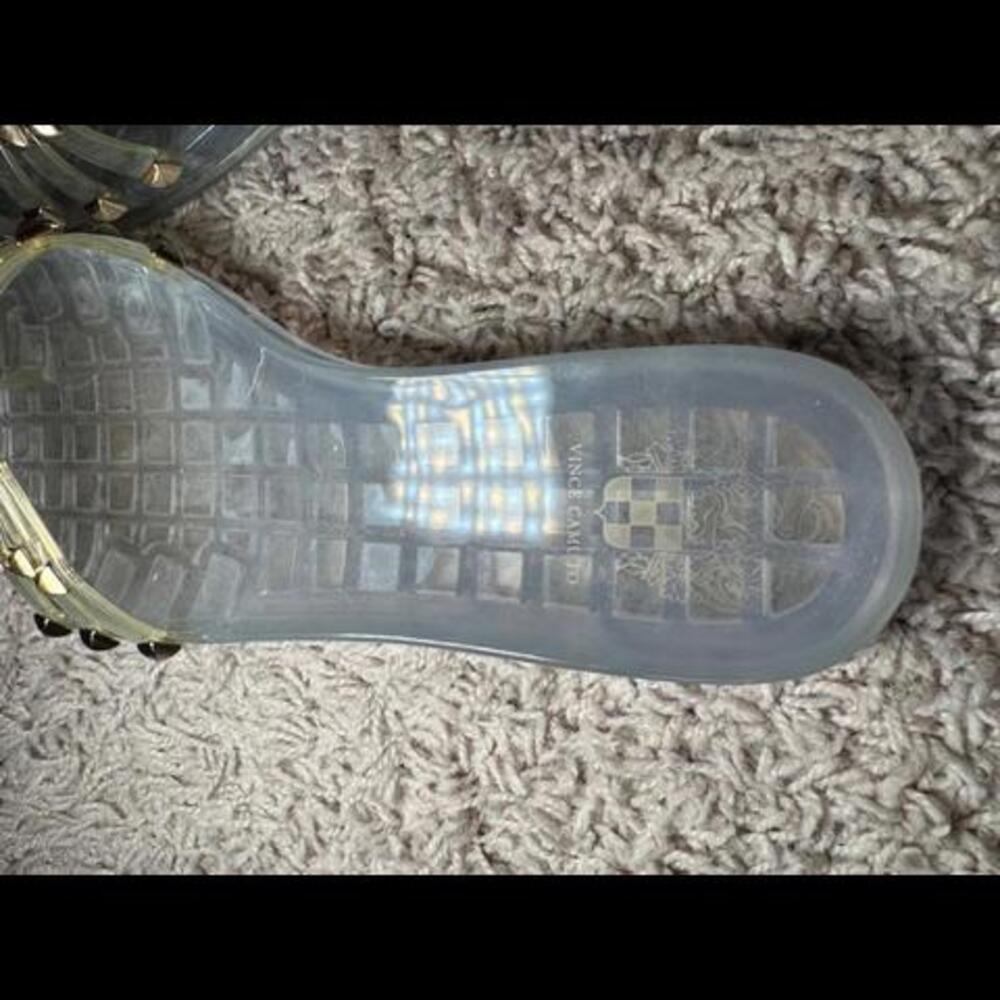 Vince Camuto - Clear Elishenta Jelly Slide Sandals - Picture 7 of 9